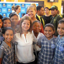 With Elsa Noguera, Mayor of Barranquilla, Colombia 2014