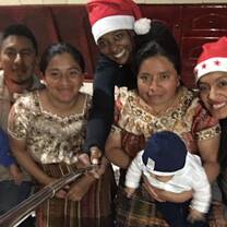 Medical Fellow with host family at Christmas