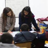 Volunteer eaching English to Children and Teenagers