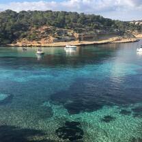 This is one of the hidden gems within Mallorca, a beach next to ancient caves that can be explored. 