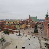 Warsaw Old Town the day I arrived