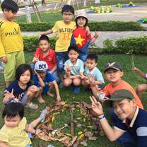 Teaching  students English outside