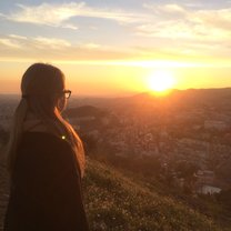 Looking out over the mountains surrounding Barcelona