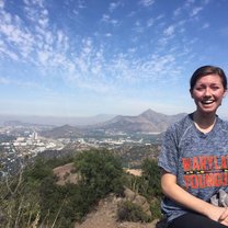 Cerro Pochoco, my first hike in Chile, overlooking Santiago 