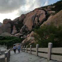 rocks and stairs