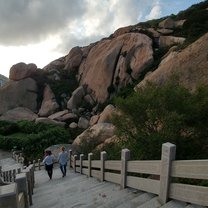 rocks and stairs