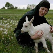The girl and the goat