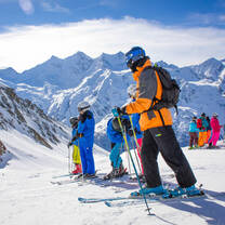 Ski and Snowboard Instructors at International Ski Camp