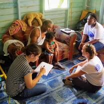 group talking