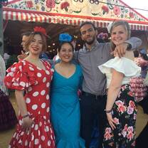 We were celebrating Feria, one of the most important holidays in Seville.
