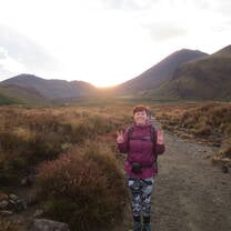 Myself at the start of the hike