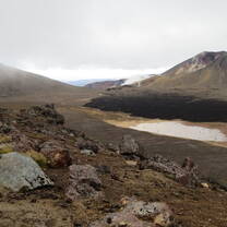 Part of the landscape in the middle of the hike