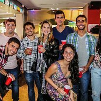 Hanging out with the International Students