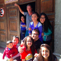 Homestay Saying goodbye to our Homestay