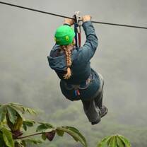 Ziplining in Monteverde