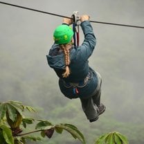 Ziplining in Monteverde