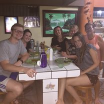 Host family and friends