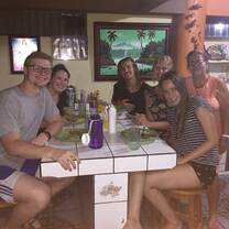 Host family and friends