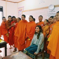 Teaching English to Novice Monks