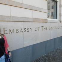 Me at the US Embassy when I went for a student party