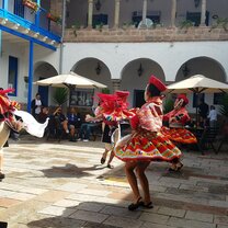 Peruvian welcome dance
