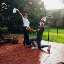 Learning traditional Peruvian dances! Learning traditional Peruvian dances!