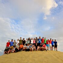 EdOdyssey custom secondary programs in Peru, China, Spain, Italy and USA Sand boarding and sand buggying in the desert of Ica