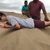 Sand boarding in Ica! Sand boarding in Ica!