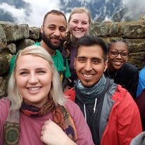 Some Greenies on top of Machu Pichu