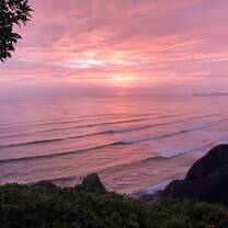 Sunset in Lima