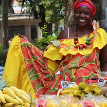 Palenquera Cartagena Colombia