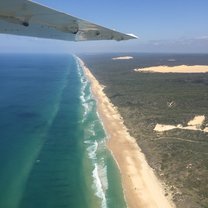 Fraser Island via Charter Plane
