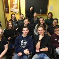 Intensive Italian Courses for Foreigners in Rome group picture of students