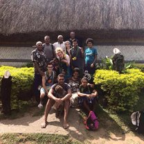 Goodbye photo before leaving the village Vatukarasa