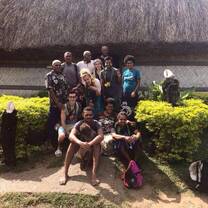 Goodbye photo before leaving the village Vatukarasa