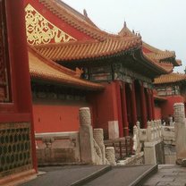 Detailed architecture of the Forbidden City.