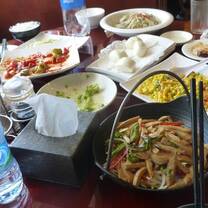 One of our last meals.