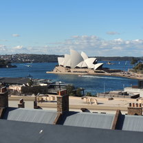 This was the view of the opera house from our hostel the first week which was right next to the Sydney Harbour Bridge. Such an incredible location.