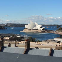 This was the view of the opera house from our hostel the first week which was right next to the Sydney Harbour Bridge. Such an incredible location.