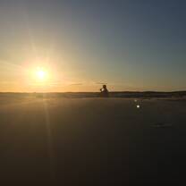 Watching the sunset in Port Stephens