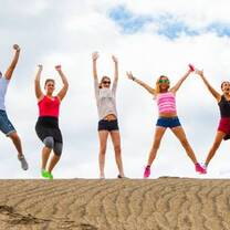 People Jumping in the Air 