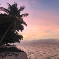 Sunset on Caqalai
