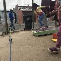Obstacle course with grade R!