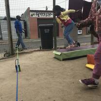 Obstacle course with grade R!