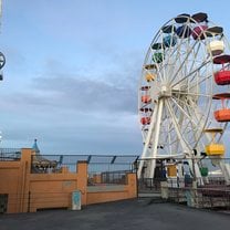Ferris wheel at the top of Tibidabo mountain