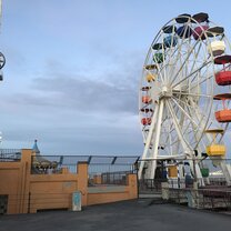 Ferris wheel at the top of Tibidabo mountain