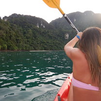 Canoeing in Koh Lanta 