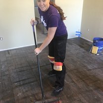 Working hard