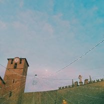 Piazza San Sisto during Christmas time.