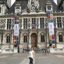 Outside the beautiful Hotel de Ville by the CEA Center Outside the beautiful Hotel de Ville by the CEA Center